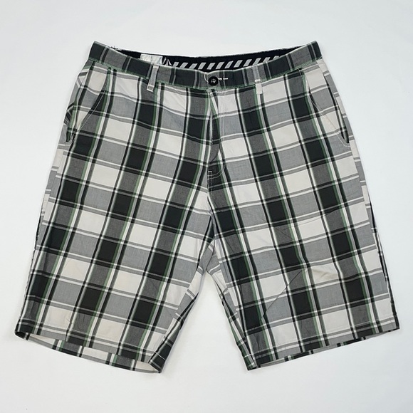 Volcom Stone Plaid  Shorts - Picture 1 of 6